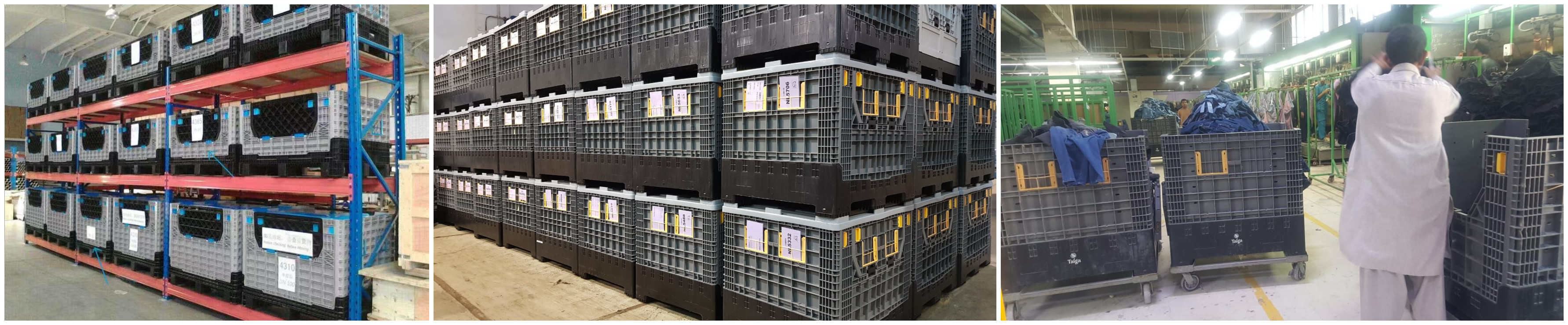 plastic large pallet container