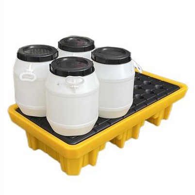 Palet Penahan Tumpahan Penyimpanan yang Aman