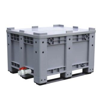 1200 x 1000 x760mm solid plastic pallet box 1200 x 1000 x760mm solid plastic pallet box