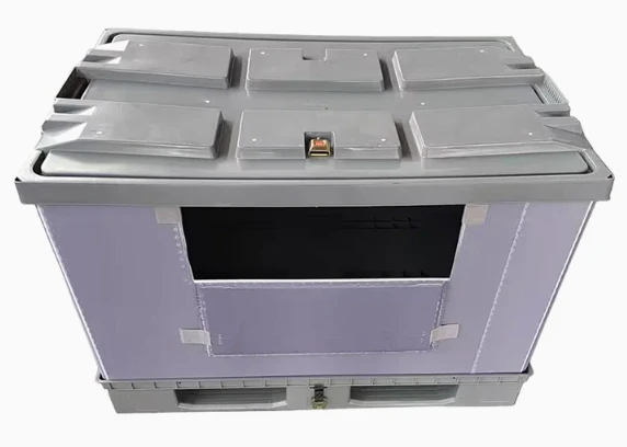 Kontainer Pallet Lengan Tiga Dinding Polypropylene