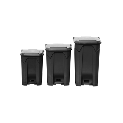 Plastik Euro Foot Pedal Limbah Wadah Sampah