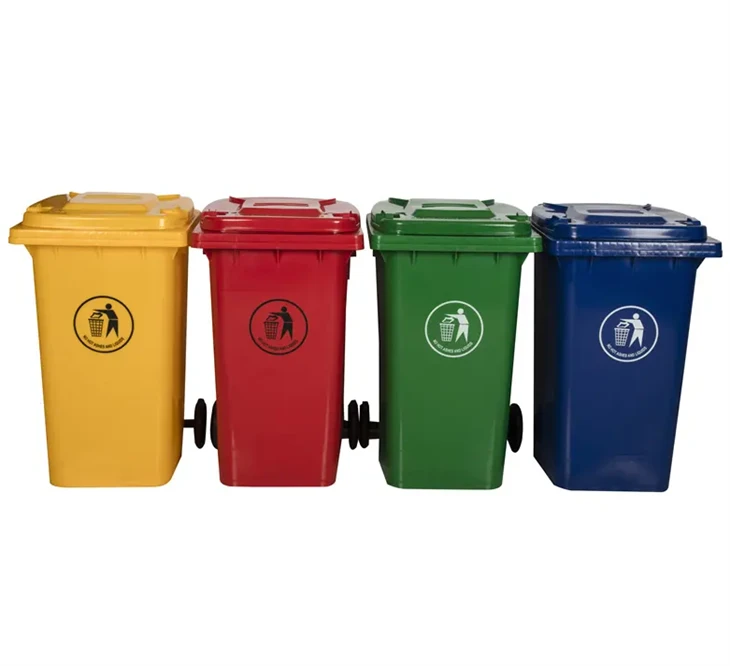 Tempat sampah dengan roda